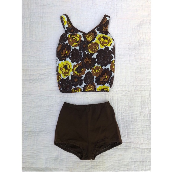 Vintage Other - 1960s Two Piece Bathing Suit